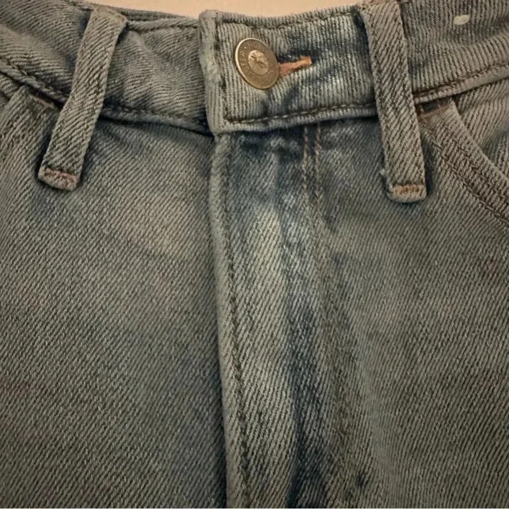 Women's Curvy Ultra High-Rise Patch Dad Jeans. Size‎ 0 (Long).